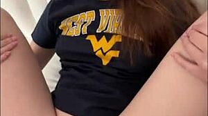 exchange student fucks in university dorm with ava marina