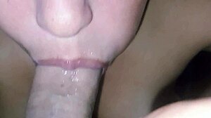 extreme pov blowjob after sucking my husband nipples and making him cum