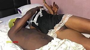 i made side guy dress like lady to fuck in husbands bed