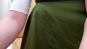 A married woman masturbates in bathroom