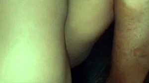 Standing sex on bed
