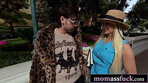 vegas vacation turns into a double penetration showdown