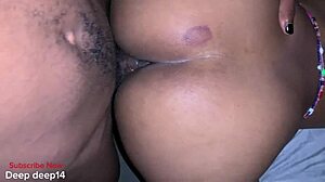 ebony slut banged by big black dick making that pussy cream