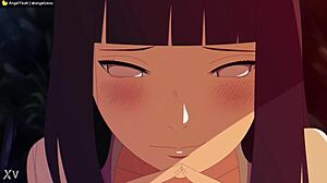 naruto and hinata share a moment