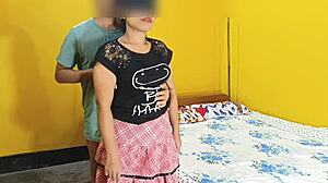 Indian schoolgirl gets hard rough sex with big ass