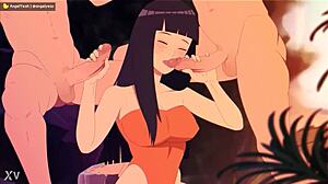 naruto and hinata share a moment