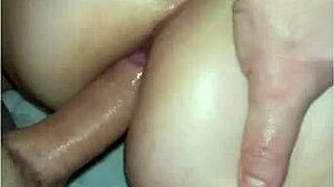 Wife Double Teamed With Anal Cream