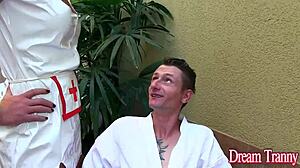 Ts nurse amanda fialho rides patient cocks together