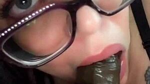 sucking bbc part 1 with this big toy now