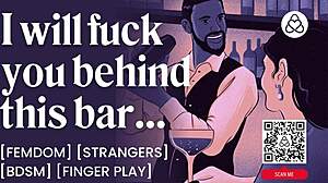 Femdom roleplay with bartender after shift