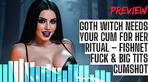 Goth witch needs your cum for her ritual