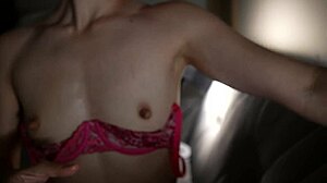 Milking Tits With Oil