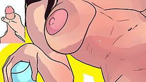 slowly undressing trans girl to reveal her huge cock in anime futanari