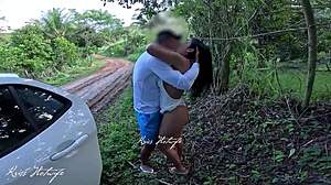 put cuckold driving while friend fucks me in back seat