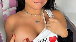 hot latina from brazil emanuelly raquel teasing and dirty talking