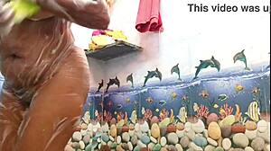 Ammu bath big tits showing and pussy soap