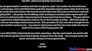 Pregnant amateur asian girl lily koh has hormones completely out of control