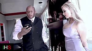Black Man With Big Dick Fucks A Beautiful Slutty Milf In Missionary