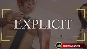 Intense Lesbian Action With Big Tits Brunette And Blonde Latina At GGMansion, Featuring Ass And Tits Play