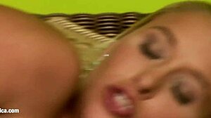 Jessamine and Aiden share a sensual lesbian moment