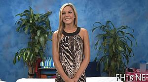 Massage moves in a casual setting