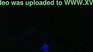 Britney Madison Performs Under Blacklight In Fetish Scene