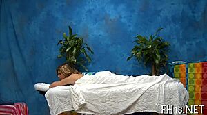 hawt massage clip with sensual touches