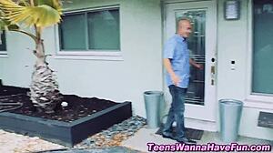 Amateur Teen Gets Intensely Plowed at Party