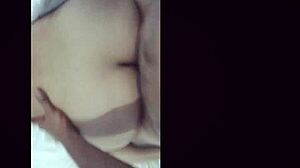 suggestive encounter with a petite mexican babe in a hotel room