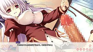 Momoiro Seiheki Sengen Femdom with Footjob and Anime Hentai Action