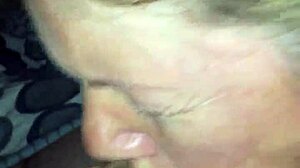 British milf blowjob swallows