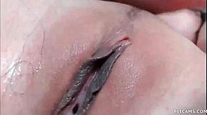 Hot Brunette Masturbating Pussy On Webcam!