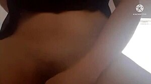 alice is having fun playing with her toy