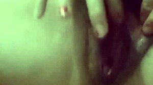 girl casually masturbates with toys