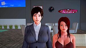 My new family episode 312 featuring redhead and brunette characters