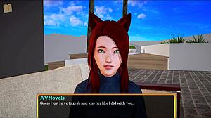 My new family episode 312 featuring redhead and brunette characters