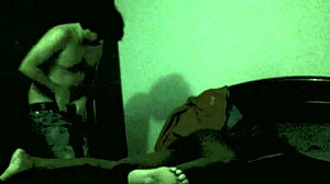 ebony girl gets fucked hard in four positions!