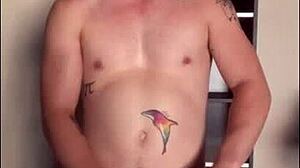 Twink Jerks Off Monster Cock in Sunlight, Feeling Intense Pleasure