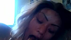 Curious about this amateur POV blowjob with a twist?