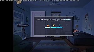 summertime saga girl bends over for doggystyle with shaved pussy