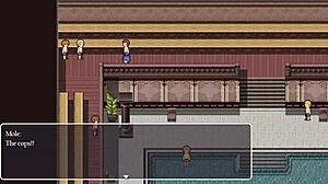 Small tits girl masturbates near men in anime hentai fetish