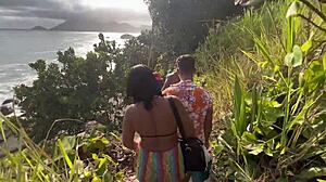 Fiz Uma Putaria na Praia de Nudismo