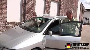 Mature German Hitchhiker With Piercings Gets Fucked