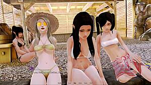 Harem Hotel 389 Turns Into Wild Group Action At Night