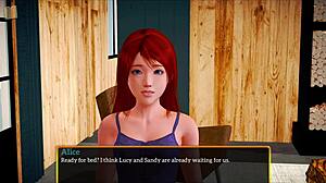 Discovering my new family, featuring a brunette teen with small tits.