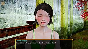 Discovering my new family, featuring a brunette teen with small tits.