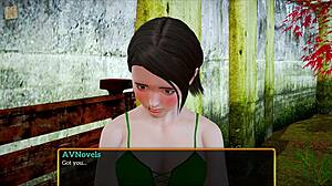 Discovering my new family, featuring a brunette teen with small tits.