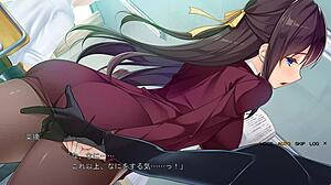 Stockings-clad black woman receives intense blowjob in counseling session