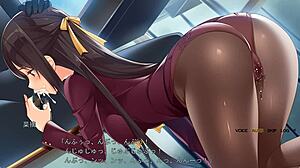 Stockings-clad black woman receives intense blowjob in counseling session