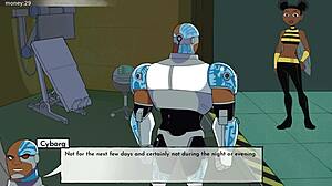 Blackfire dominates in wild 18Titans hentai game action